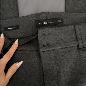 Studio by Torrid Charcoal Boot Cut Pants